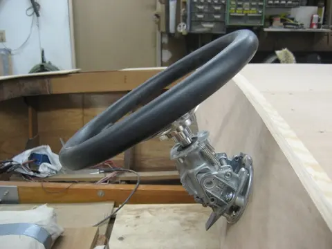 Hot Rod: Hydraulic steering: The tilt helm is a very nice feature