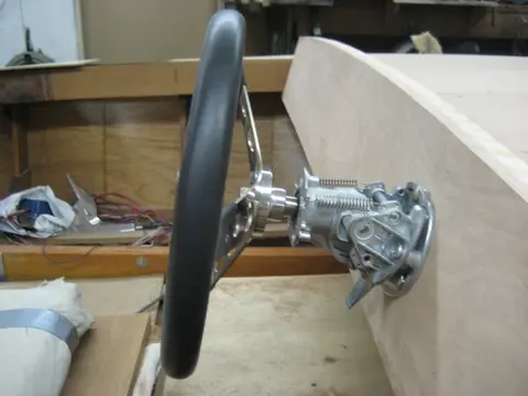 Hot Rod: Hydraulic steering: The tilt helm is a very nice feature