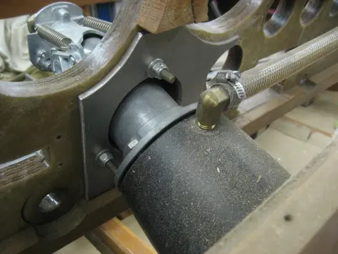 Hot Rod: Hydraulic steering: The tilt helm is a very nice feature