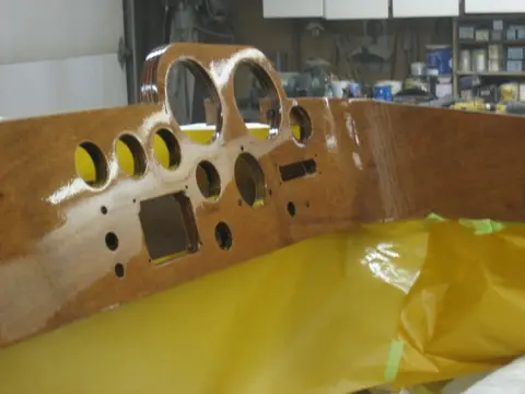 Hot Rod: Carlings and trim: Second lamination, Port corner