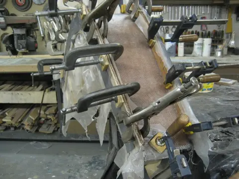 Hot Rod: Jump seats and fuel tank: The following photos depict construction details for the rear jump seats