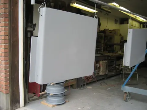 Hot Rod: Jump seats and fuel tank: Parts were barrier coated with several rounds of West System epoxy, prepped with Dupont Ur