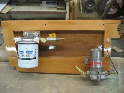 Hot Rod: Jump seats and fuel tank: Parts were barrier coated with several rounds of West System epoxy, prepped with Dupont Ur