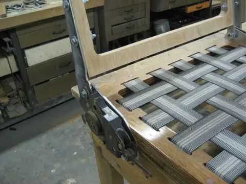 Hot Rod: Seats: Driver's seat back webbing layer