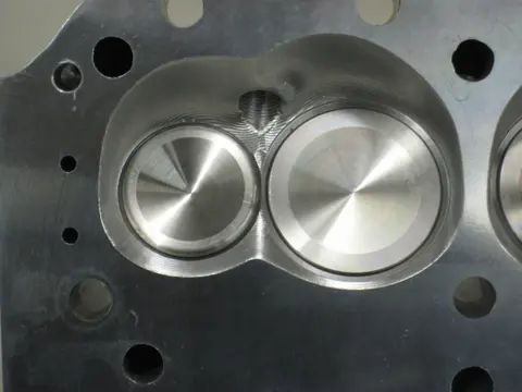 Hot Rod: 355 engine: To check the main bearing oil clearance, we cut a plastigauge strip and placed it on the c