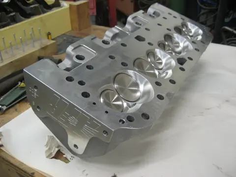 Hot Rod: 355 engine: To check the main bearing oil clearance, we cut a plastigauge strip and placed it on the c