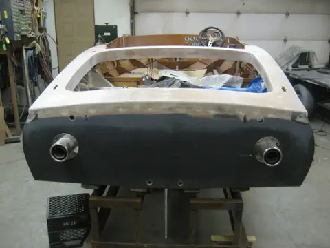 Hot Rod: Deck: Deck was covered with 10 ounce fiberglass cloth