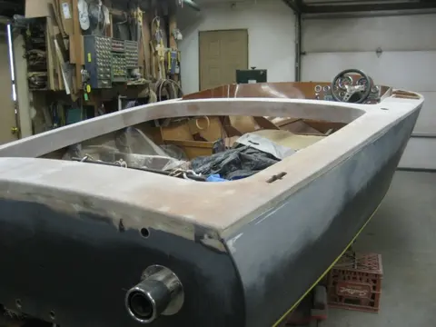 Hot Rod: Deck: Deck was covered with 10 ounce fiberglass cloth