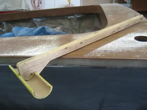 Hot Rod: Deck: Deck was covered with 10 ounce fiberglass cloth