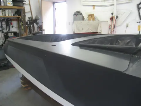 Hot Rod: Deck: Not much new to see here, just more blocking and priming until the panels are flawless !