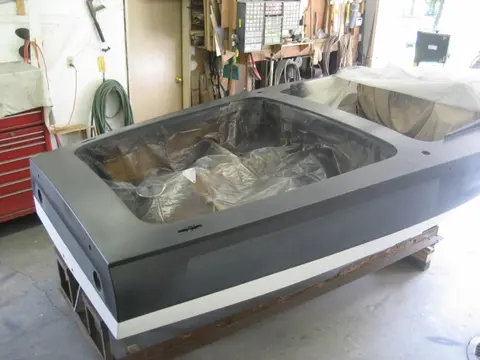 Hot Rod: Deck: Not much new to see here, just more blocking and priming until the panels are flawless !