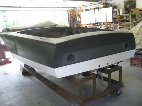 Hot Rod: Deck: Not much new to see here, just more blocking and priming until the panels are flawless !