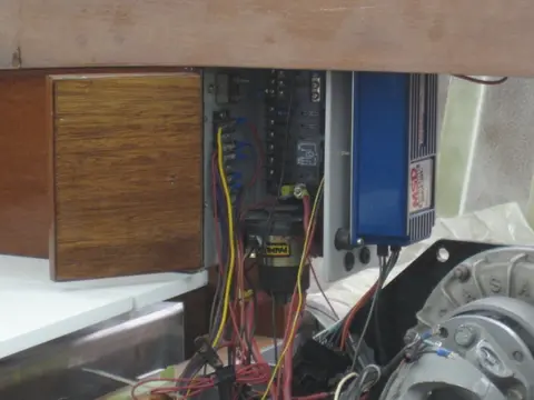 Hot Rod: Jump seats and fuel tank: Port side fuel tank was placed on its cradle and the jumpseat panels were installed