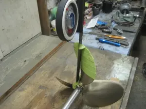 Hot Rod: Propeller: Steeper shaft angles increase upward thrust which increases transom lift and decrease bow
