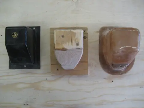 Hot Rod: Deck: The pop-up bow light mounts in a plastic housing (at left of photo)