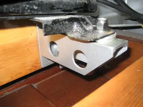 Hot Rod: Seats: The rubber webbing we originally used for the seat base and back was too soft, so we repla