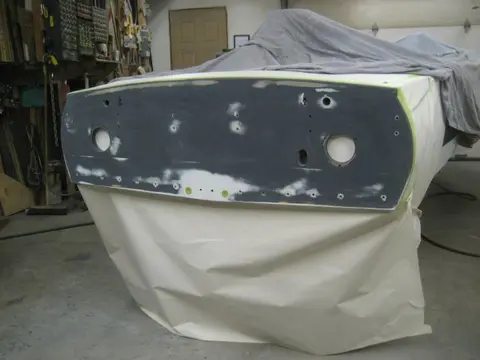 Hot Rod: Cavitation plates: Time to get the transom ready for final paint
