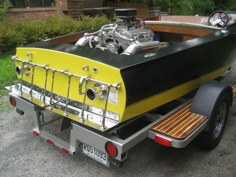 Hot Rod: Cavitation plates: The boat is finally back on its trailer