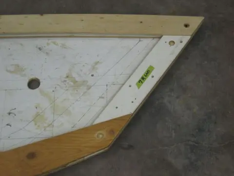 Hot Rod: Frame templates: The following photos describe how we produced frame templates for the Glen-L Hot Rod