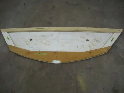 Hot Rod: Frame templates: The following photos describe how we produced frame templates for the Glen-L Hot Rod