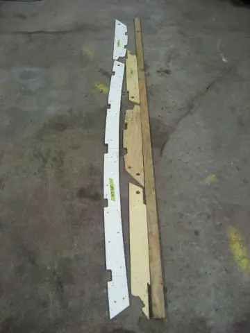Hot Rod: Frame templates: The following photos describe how we produced frame templates for the Glen-L Hot Rod