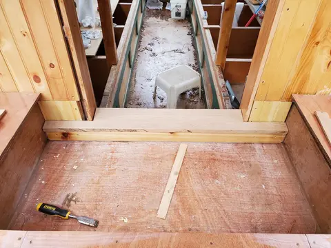 Jersey Girl: Today’s the day to cut a saddle from a 1 x 6-inch piece of white oak for Jersey Girl’s...
