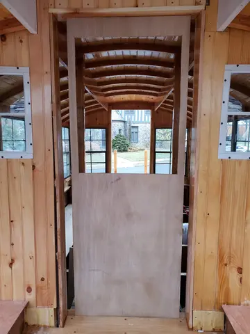 Jersey Girl: I started working on the construction of Jersey Girl’s aft cabin door today.