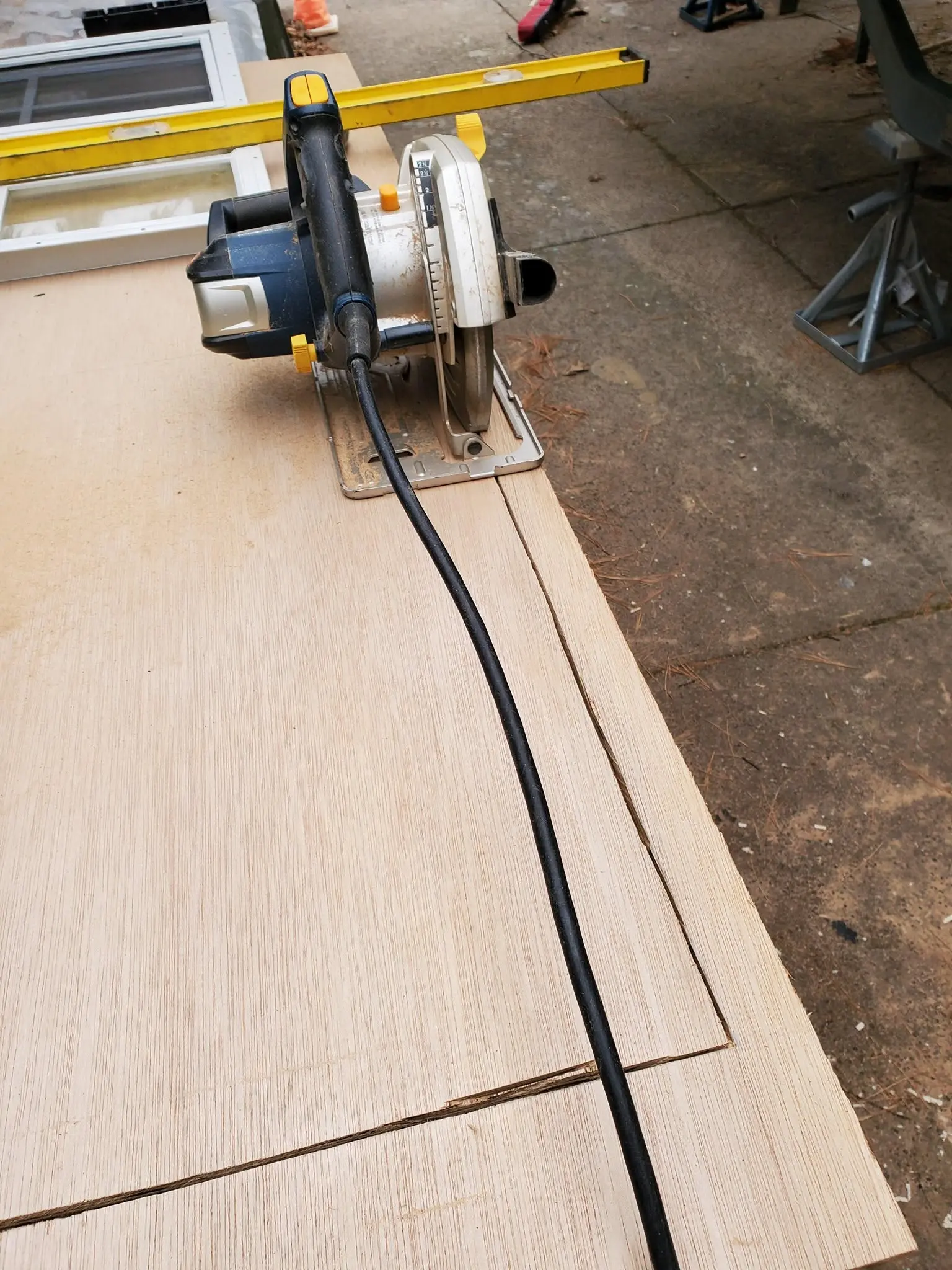 Jersey Girl: I started working on the construction of Jersey Girl’s aft cabin door today.