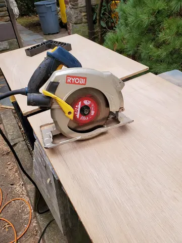 Jersey Girl: I started working on the construction of Jersey Girl’s aft cabin door today.