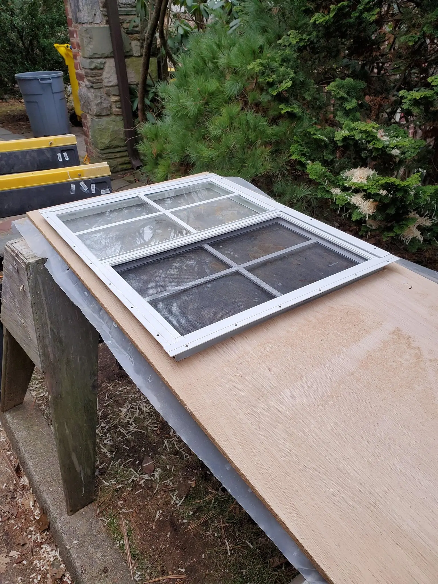 Jersey Girl: I started working on the construction of Jersey Girl’s aft cabin door today.