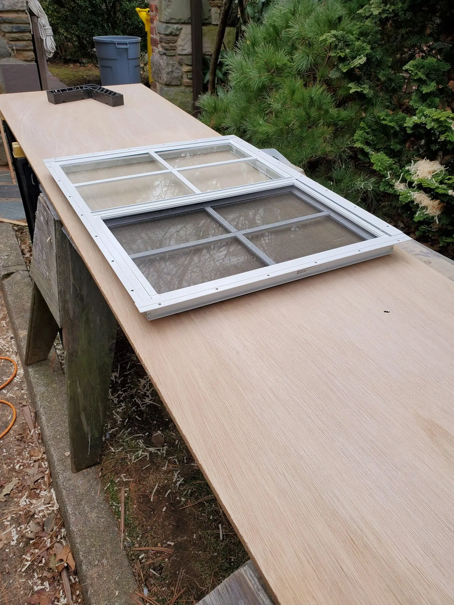 Jersey Girl: I started working on the construction of Jersey Girl’s aft cabin door today.