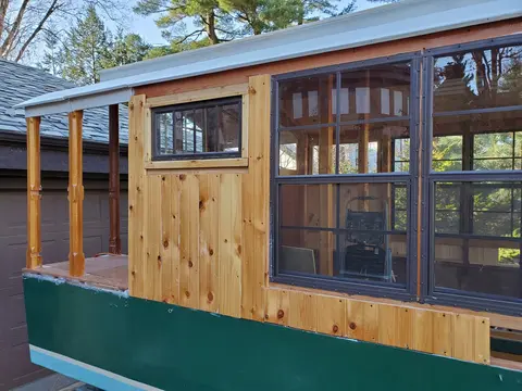 Jersey Girl: Today, I installed the clerestory awning window in the head area of Jersey Girl’s...