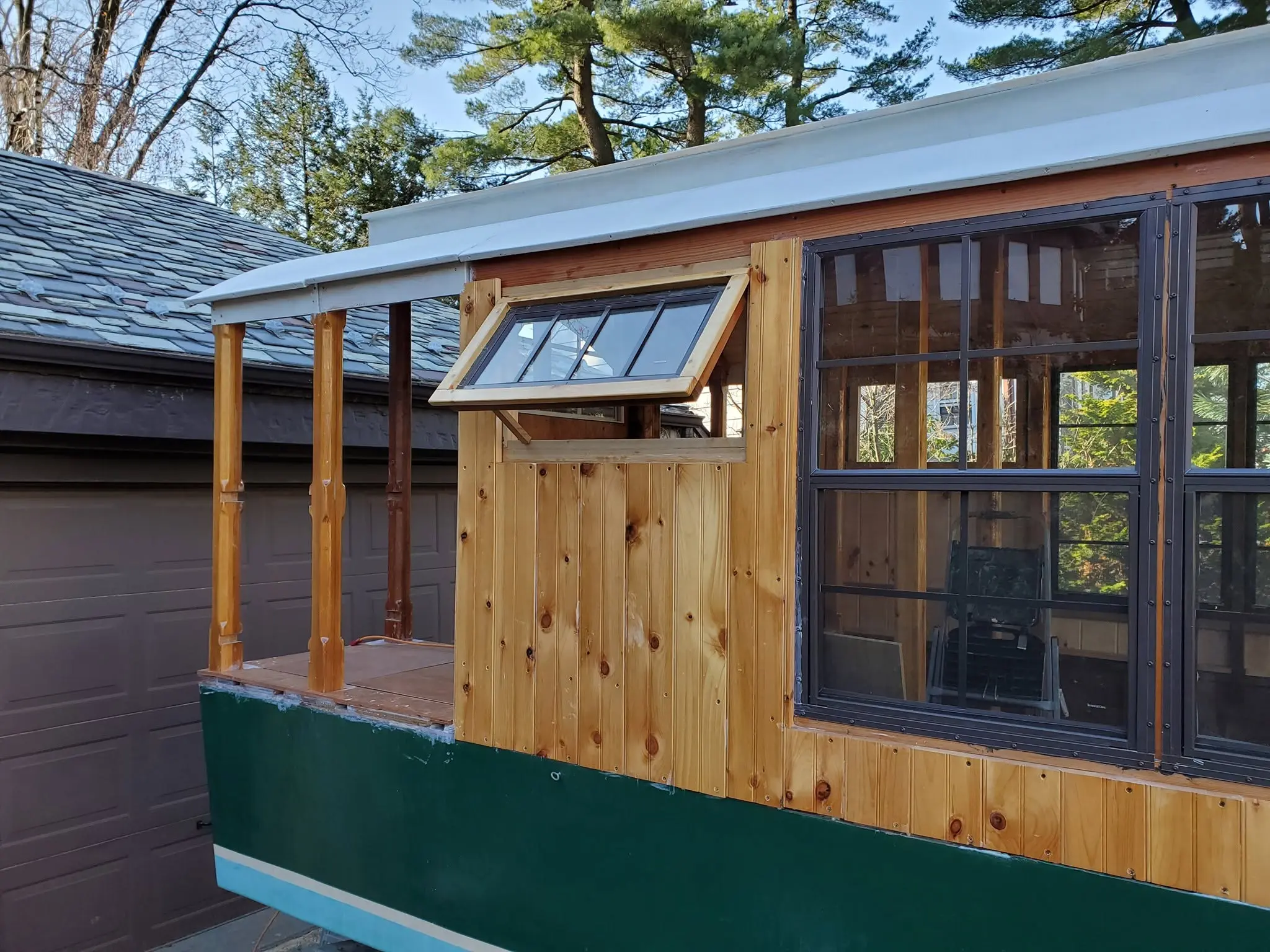 Jersey Girl: Today, I installed the clerestory awning window in the head area of Jersey Girl’s...