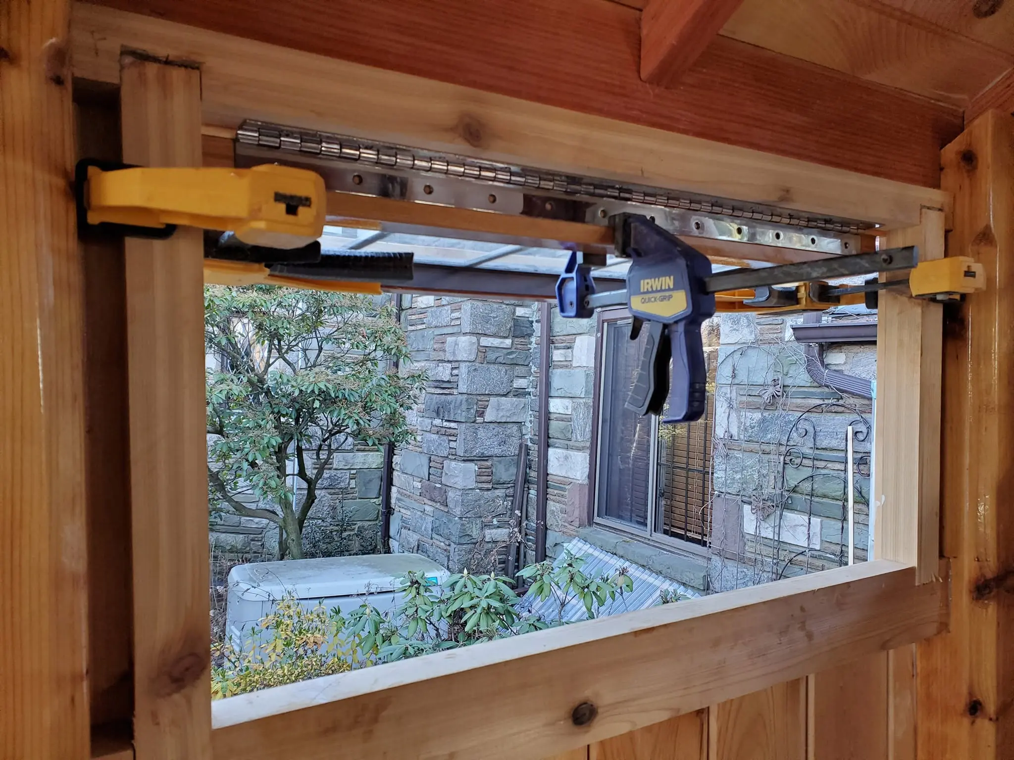 Jersey Girl: Today, I installed the clerestory awning window in the head area of Jersey Girl’s...