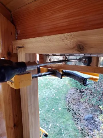 Jersey Girl: Today, I installed the clerestory awning window in the head area of Jersey Girl’s...