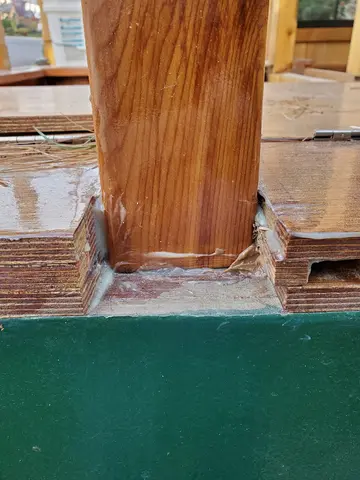 Jersey Girl: The storage compartments under Jersey Girls forward decks seem to attract rainwater!