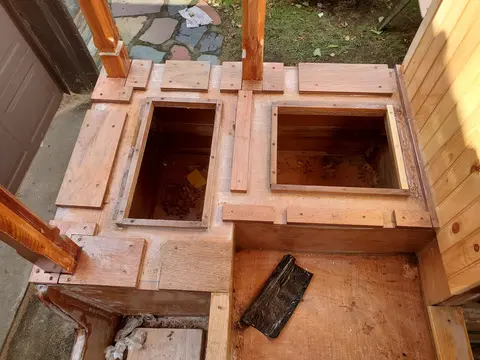 Jersey Girl: I’ve now installed all those scupper system pieces I made last week on Jersey Girl’s...