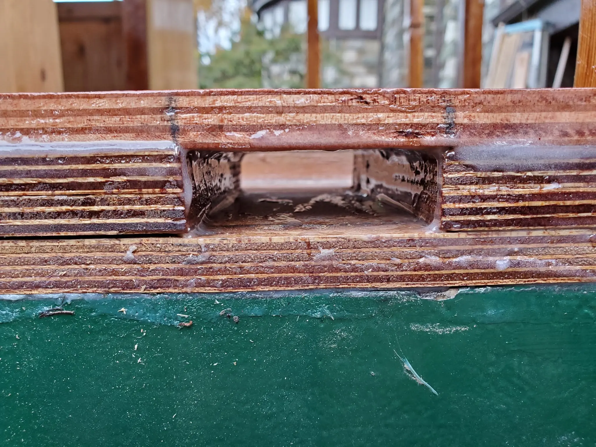 Jersey Girl: I’ve now installed all those scupper system pieces I made last week on Jersey Girl’s...