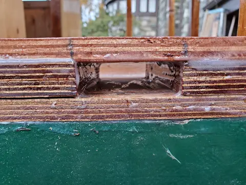 Jersey Girl: I’ve now installed all those scupper system pieces I made last week on Jersey Girl’s...