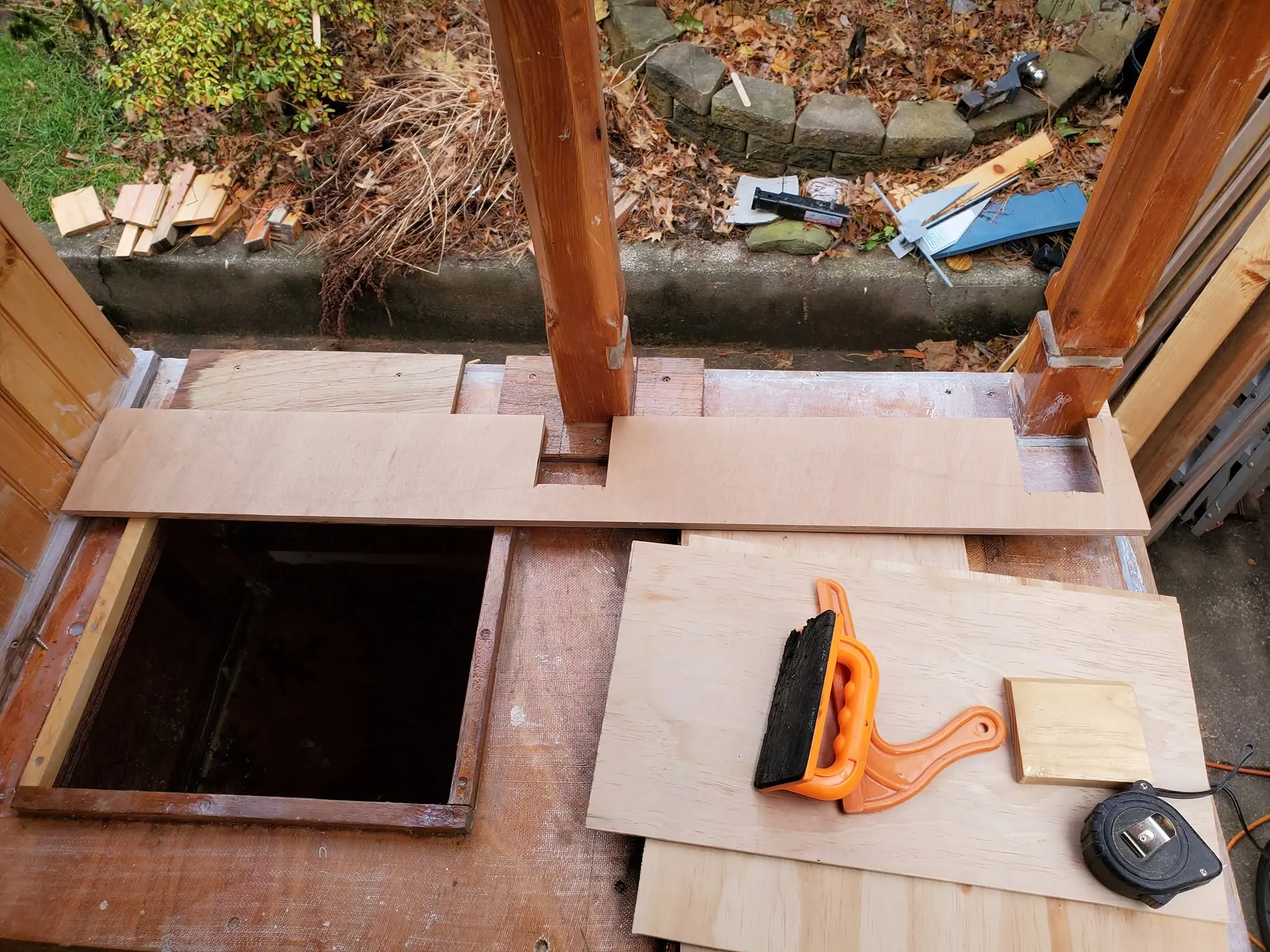 Jersey Girl: I’ve now installed all those scupper system pieces I made last week on Jersey Girl’s...