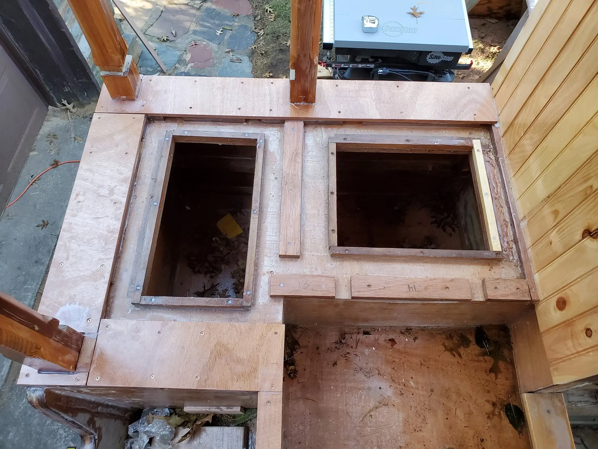 Jersey Girl: The hatch and drainage system for Jersey Girl’s aft deck has been installed (finally),...