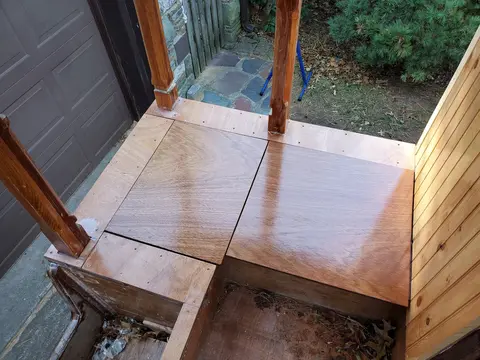 Jersey Girl: Jersey Girl’s aft deck hatch covers are functionally complete, which is to say they...