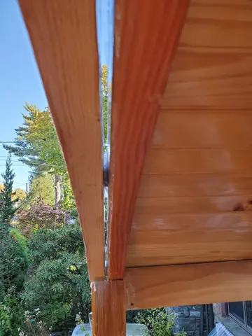 Jersey Girl: As the epoxy-bedded fiberglass cures on both sides of Jersey Girl's roof, it's time to...