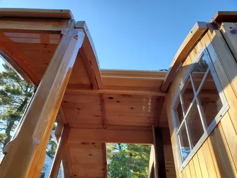 Jersey Girl: As the epoxy-bedded fiberglass cures on both sides of Jersey Girl's roof, it's time to...