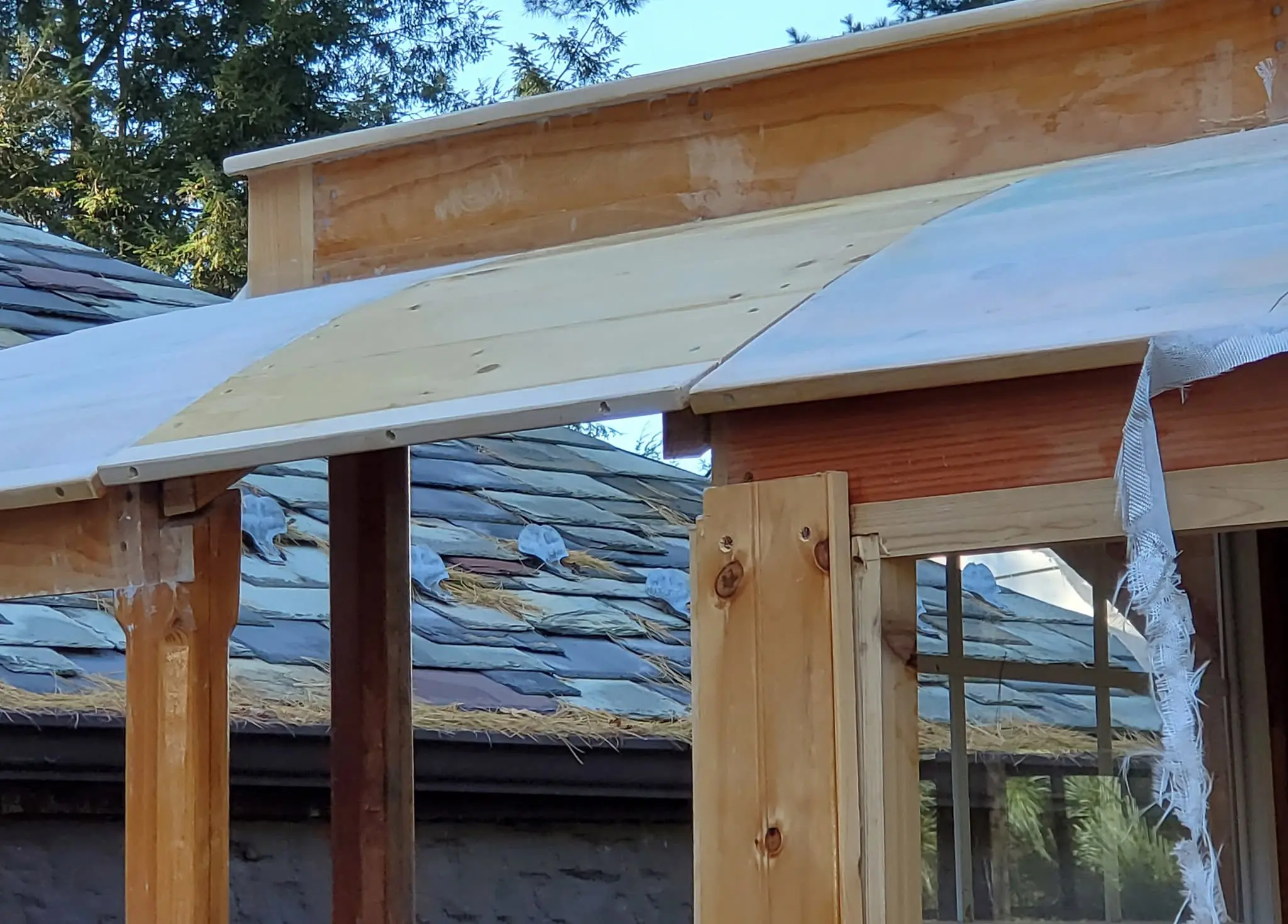 Jersey Girl: Jersey Girl's starboard gull wing is complete, but for the face board under the...