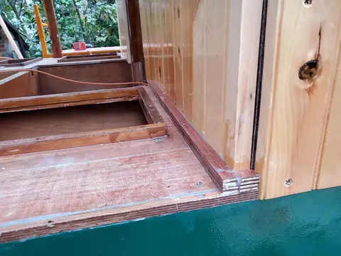 Jersey Girl: Yesterday's downpour provided good information on Jersey Girl's leaky places, so I...