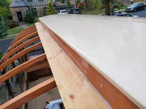 Jersey Girl: Now that the final finish coat has been applies to the central portion of Jersey...