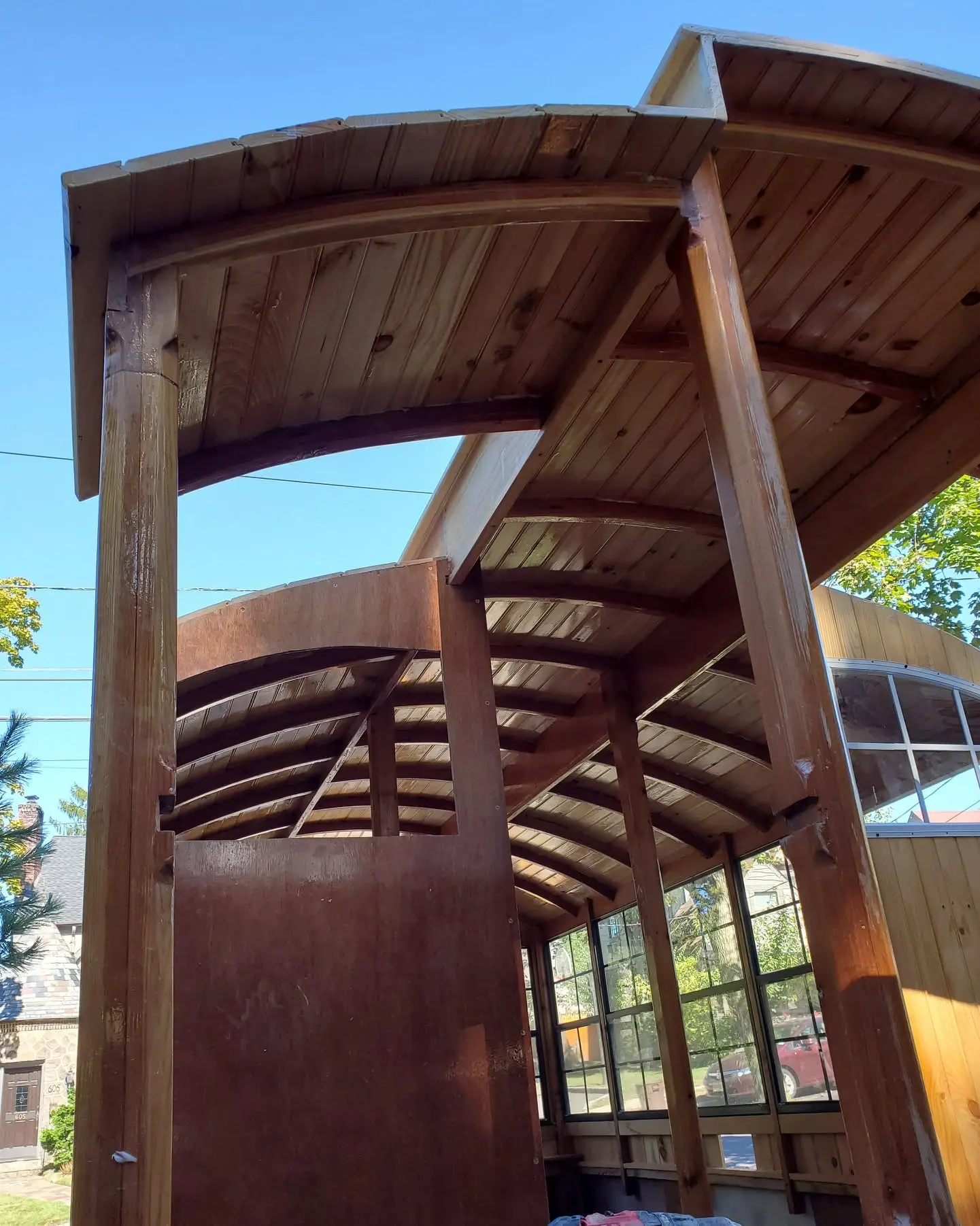 Jersey Girl: Jersey Girl's roof is structurally complete.