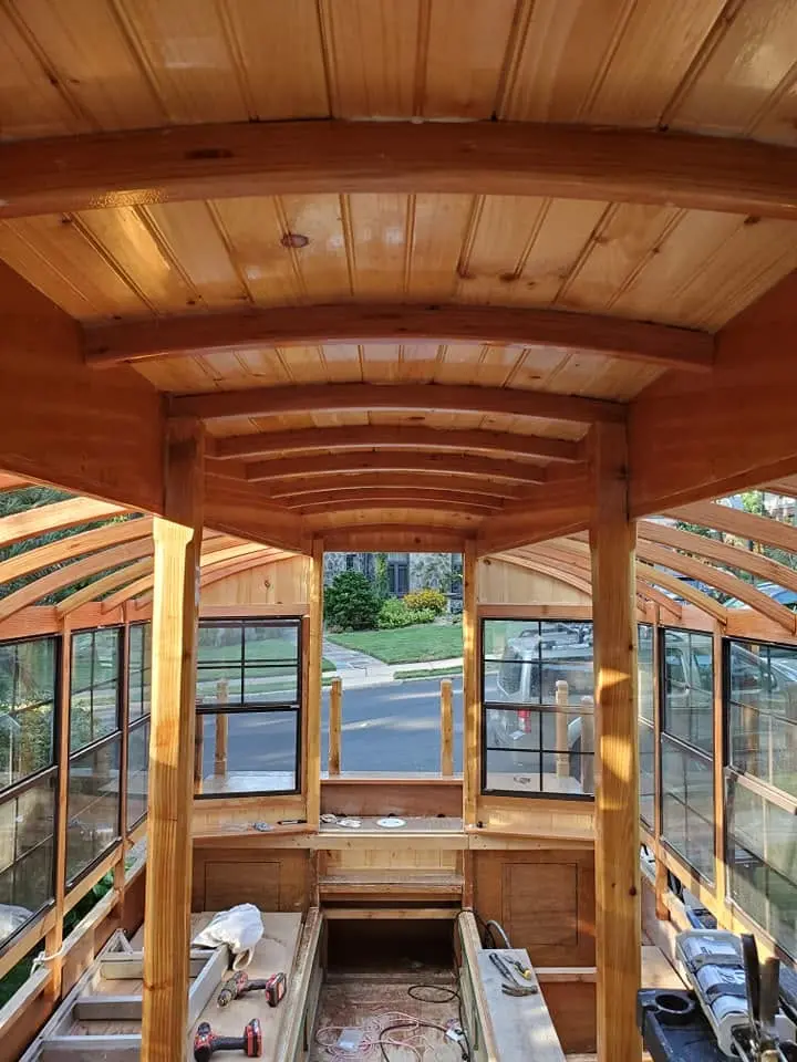 Jersey Girl: The raised central portion of Jersey Girl's roof is finished, at least from a...