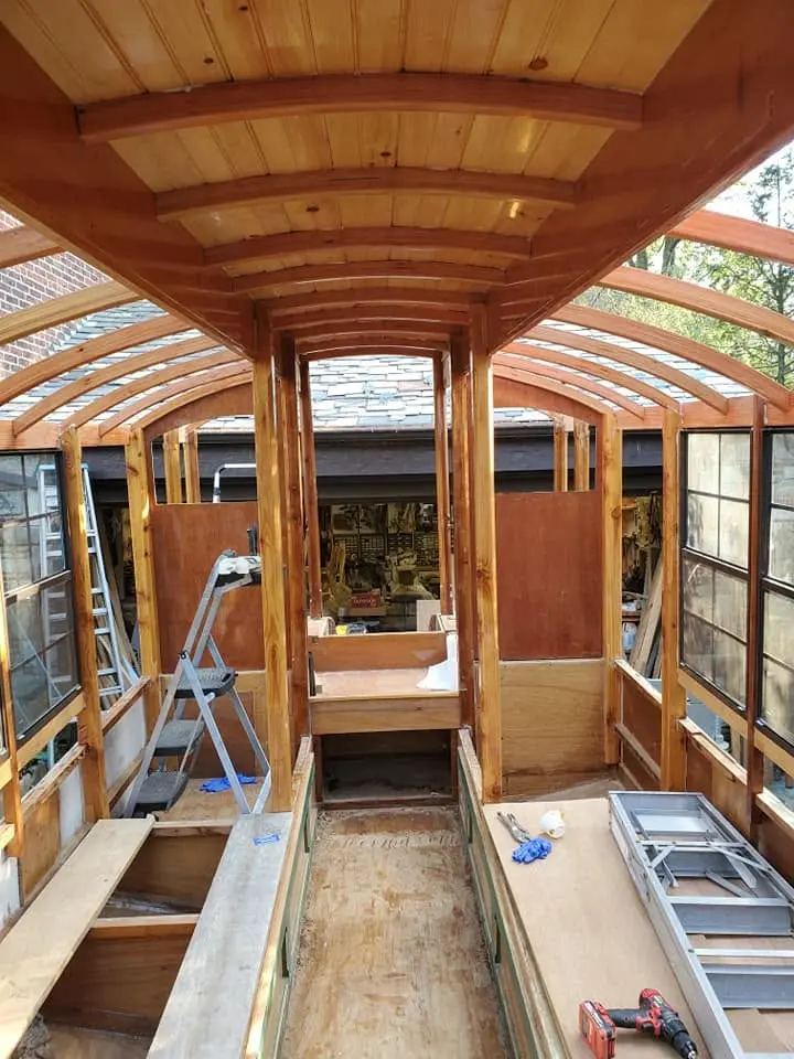 Jersey Girl: The raised central portion of Jersey Girl's roof is finished, at least from a...